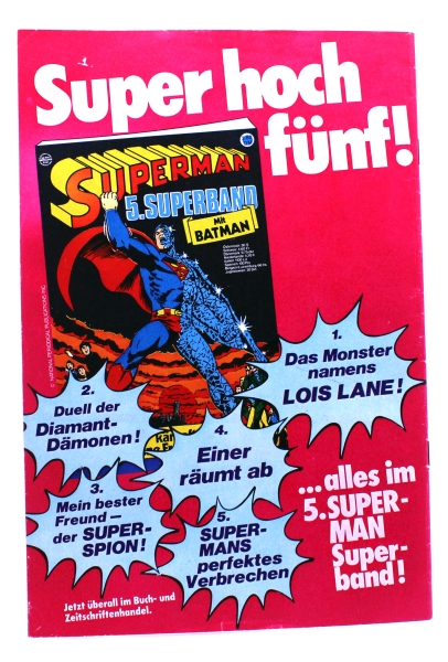 DC Comics Superman Batman Comic Nr. 23 (1975): Das Mädchen mit dem Klarsicht-Gehirn von Ehapa